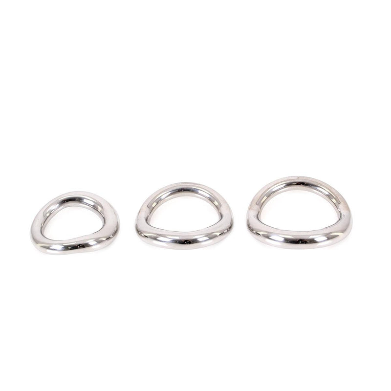 Kiotos - Golvende RVS Cockring Voor perfecte fit-Erotiekvoordeel.nl
