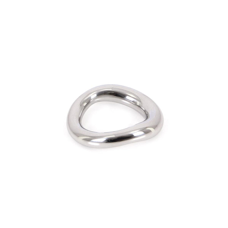 Kiotos - Golvende RVS Cockring Voor perfecte fit-Erotiekvoordeel.nl