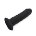 Kiotos - Grote Siliconen Dildo 18 x 4.5 cm Met Zuignap & geschikt Voor strap-ons - Zwart-Laced-up.nl