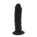 Kiotos - Grote Siliconen Dildo 18 x 4.5 cm Met Zuignap & geschikt Voor strap-ons - Zwart-Laced-up.nl
