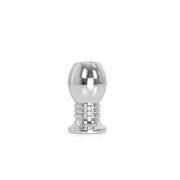 Kiotos - Holle Anaal Plug - RVS - Geribbeld - Lengte 70 mm-Erotiekvoordeel.nl