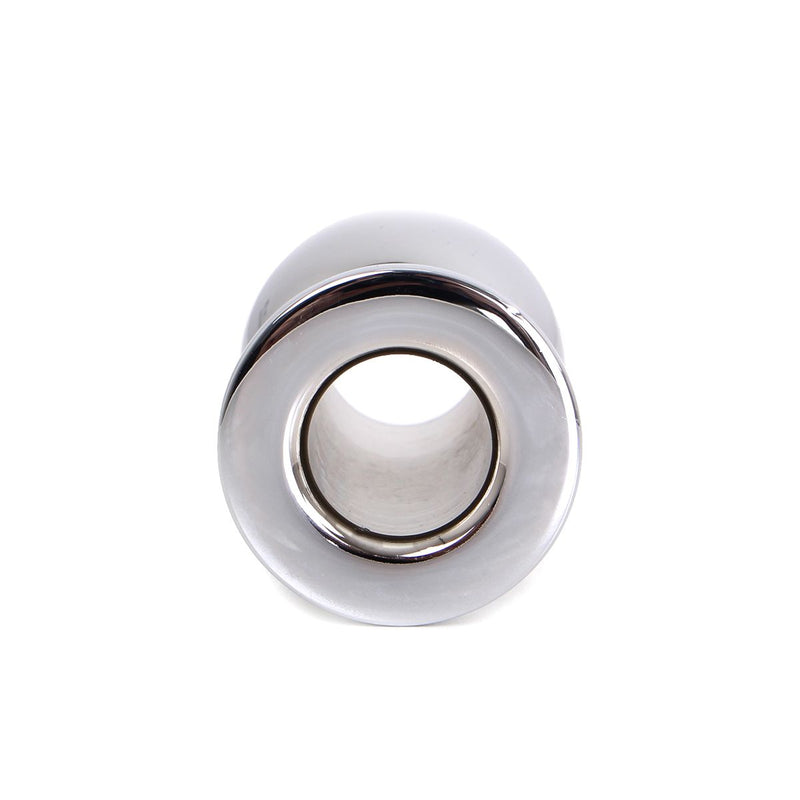 Kiotos - Holle Anaal Plug - RVS - Geribbeld - Lengte 70 mm-Erotiekvoordeel.nl