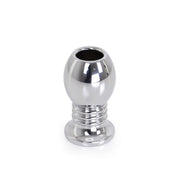 Kiotos - Holle Anaal Plug - RVS - Geribbeld - Lengte 70 mm-Erotiekvoordeel.nl