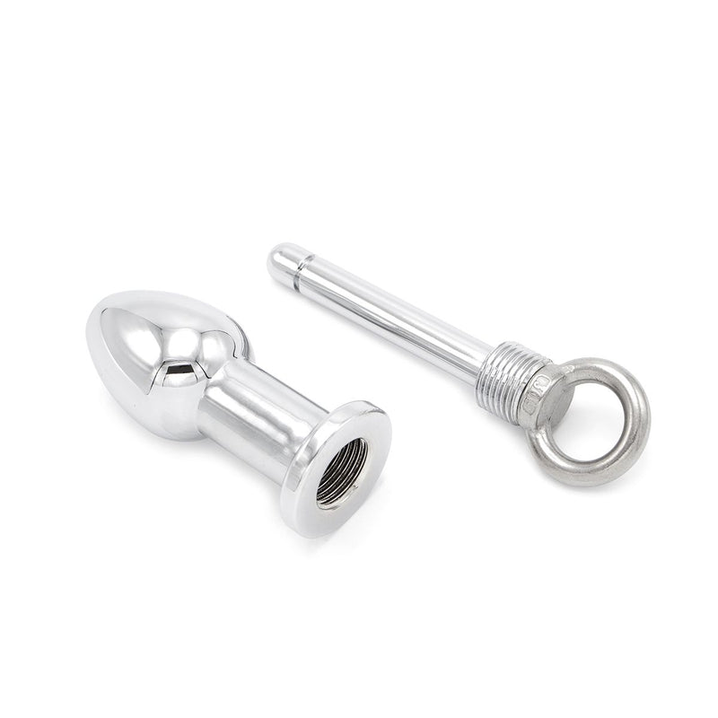 Kiotos - Holle Buttplug Van RVS Met afsluitschroef - Small-Erotiekvoordeel.nl