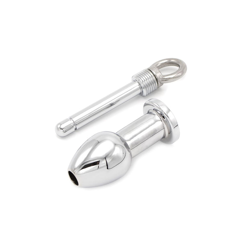 Kiotos - Holle Buttplug Van RVS Met afsluitschroef - Small-Erotiekvoordeel.nl