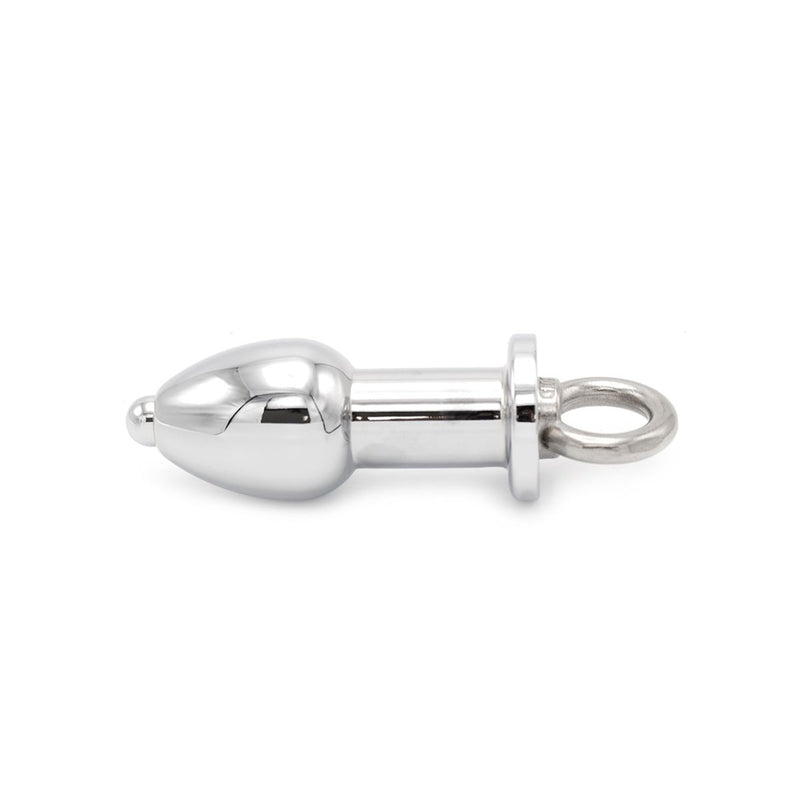 Kiotos - Holle Buttplug Van RVS Met afsluitschroef - Small-Erotiekvoordeel.nl