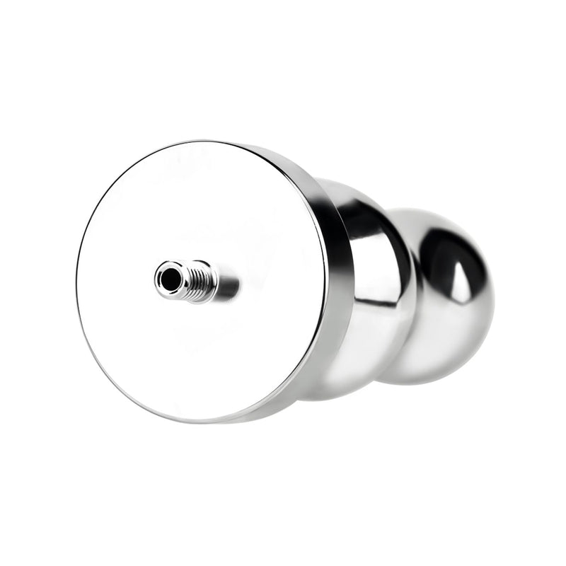 Kiotos - Holle Penisplug - Holle Dilator - Met Holle Geribbelde Buttplug - Ass Lock - RVS-Erotiekvoordeel.nl