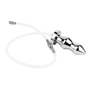 Kiotos - Holle Penisplug - Holle Dilator - Met Holle Geribbelde Buttplug - Ass Lock - RVS-Erotiekvoordeel.nl