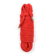 Kiotos - Corde de bondage BDSM en coton 20 mètres - Rouge - Laced-up.nl