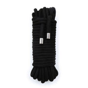 Kiotos - Cotton BDSM Bondage Rope 20 Meters - Black - Laced-up.nl