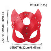 Kiotos - Kattenmasker - Rood-Erotiekvoordeel.nl