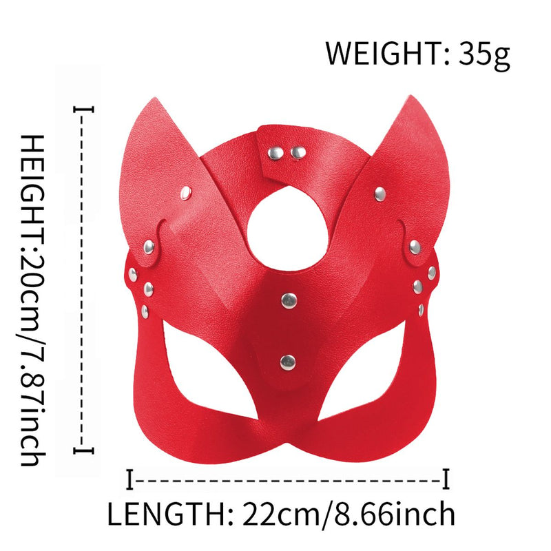 Kiotos - Kattenmasker - Rood-Erotiekvoordeel.nl