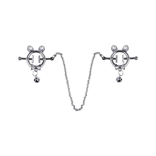 Kiotos - Kittenoortjes met Strik en Belletje - Tepelklemmen met ketting-Erotiekvoordeel.nl