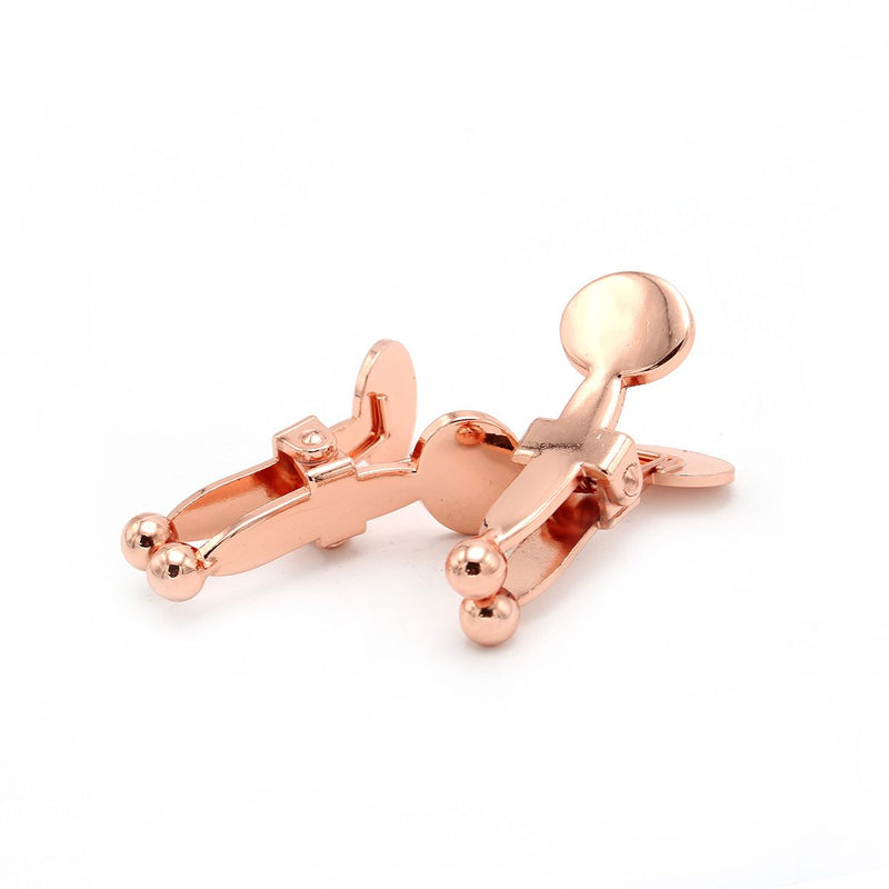 Kiotos - Knijper Tepelklemmen met Balvormige Uiteindes - Extra Sensaties - Rosé Goud-Laced-up.nl