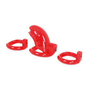 Kiotos - Kuisheidskooi - Plastic - Met 3 Ringen - Rood-Laced-up.nl