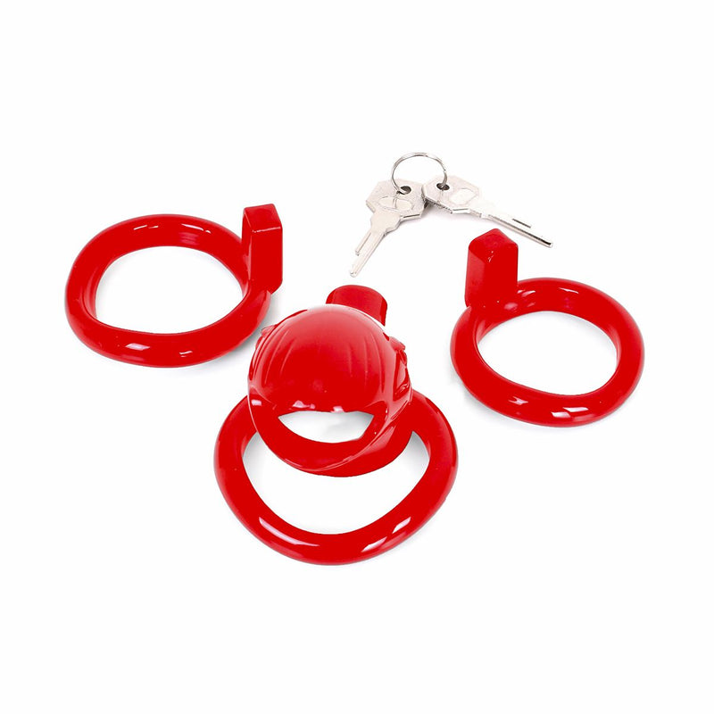 Kiotos - Kuisheidskooi - Plastic - Met 3 Ringen - Rood-Laced-up.nl