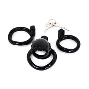 Kiotos - Kuisheidskooi - Plastic - Met 3 Ringen - Zwart-Laced-up.nl