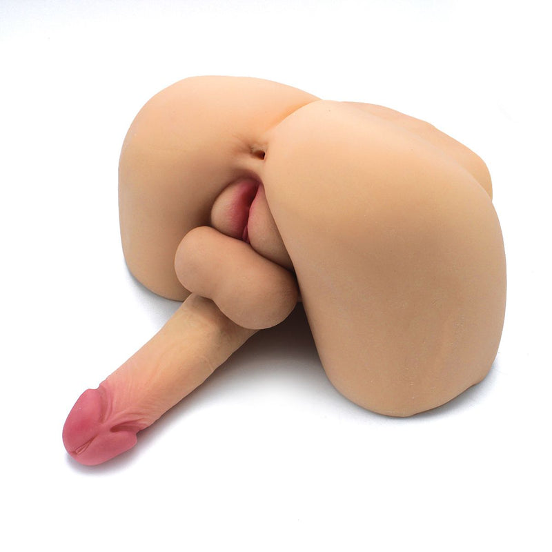 Kiotos - Ladyboy Masturbator Penis, Pussy & Ass - Nr. 16 - TPE - Lichte Huidskleur-Erotiekvoordeel.nl