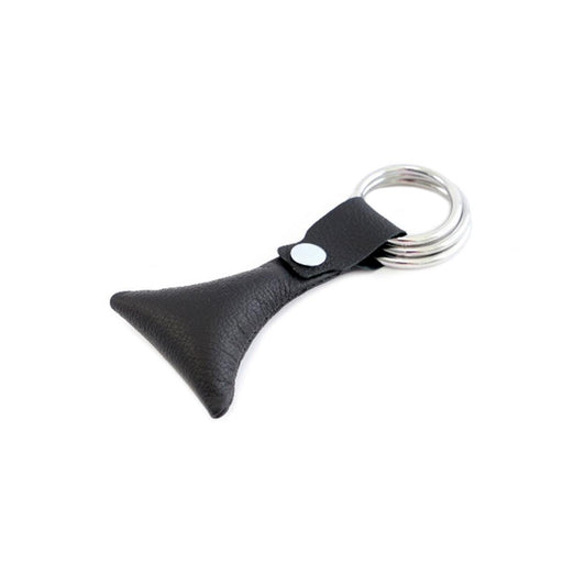 Kiotos - Balzak Gewicht Leren zakje Met 3 Metalen Cockringen-Laced-up.nl