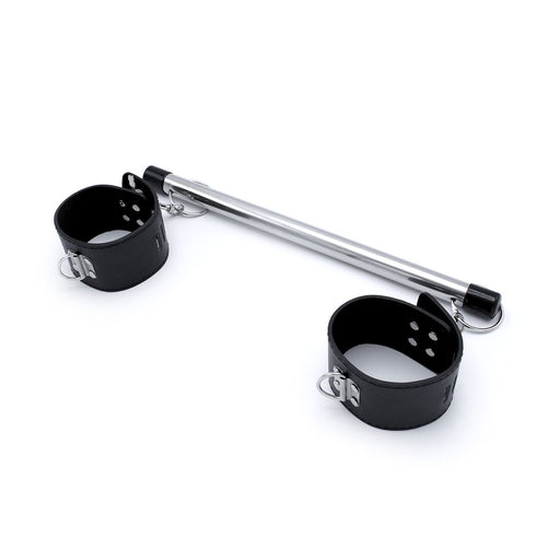 Kiotos - Bondage Bar - Met Voetboeien - PU Leer - Zwart-Erotiekvoordeel.nl