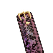 Kiotos - Collar En Leiband - Reptielenprint - Goud/Roze - veganistisch vriendelijk-Erotiekvoordeel.nl