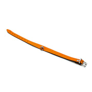 Kiotos - Collar met Kleine O-ring - Leder - Oranje-Erotiekvoordeel.nl