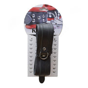 Kiotos Leather - Leren Collar 5 cm Gevoerd - Zwart-Laced-up.nl