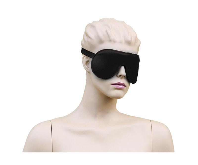 Kiotos - Leren Oogmasker - Zwart-Erotiekvoordeel.nl