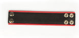 Kiotos Leather - Polsband - Leren Armband - Rood Zwart-Laced-up.nl