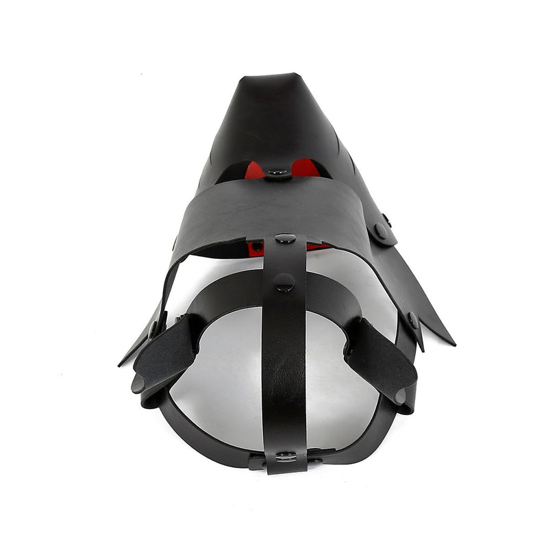 Kiotos - Puppy Masker - Dog Hood - Kunstleer - Zwart-Erotiekvoordeel.nl