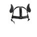 Kiotos Leather - Puppy Masker - Dog Hood - Kunstleer - Zwart-Laced-up.nl