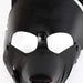 Kiotos Leather - Puppy Masker - Dog Hood - Kunstleer - Zwart-Laced-up.nl