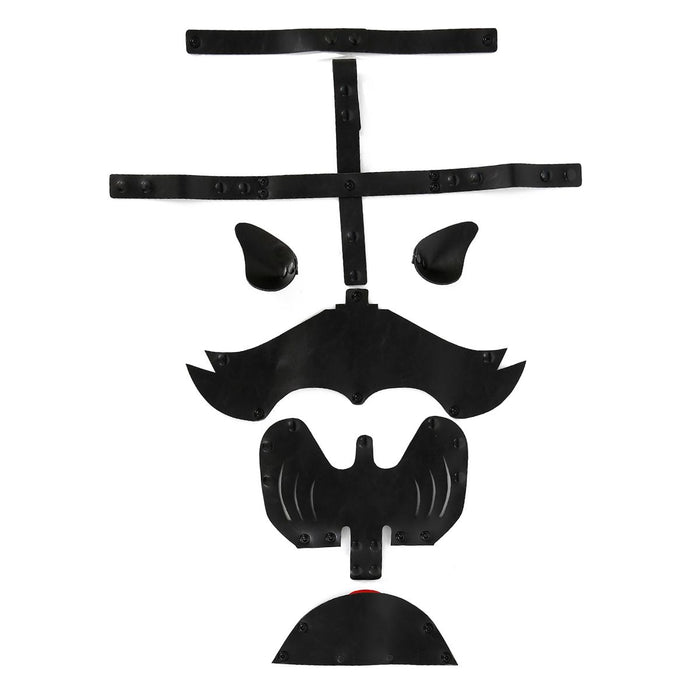 Kiotos Leather - Puppy Masker - Dog Hood - Kunstleer - Zwart-Laced-up.nl