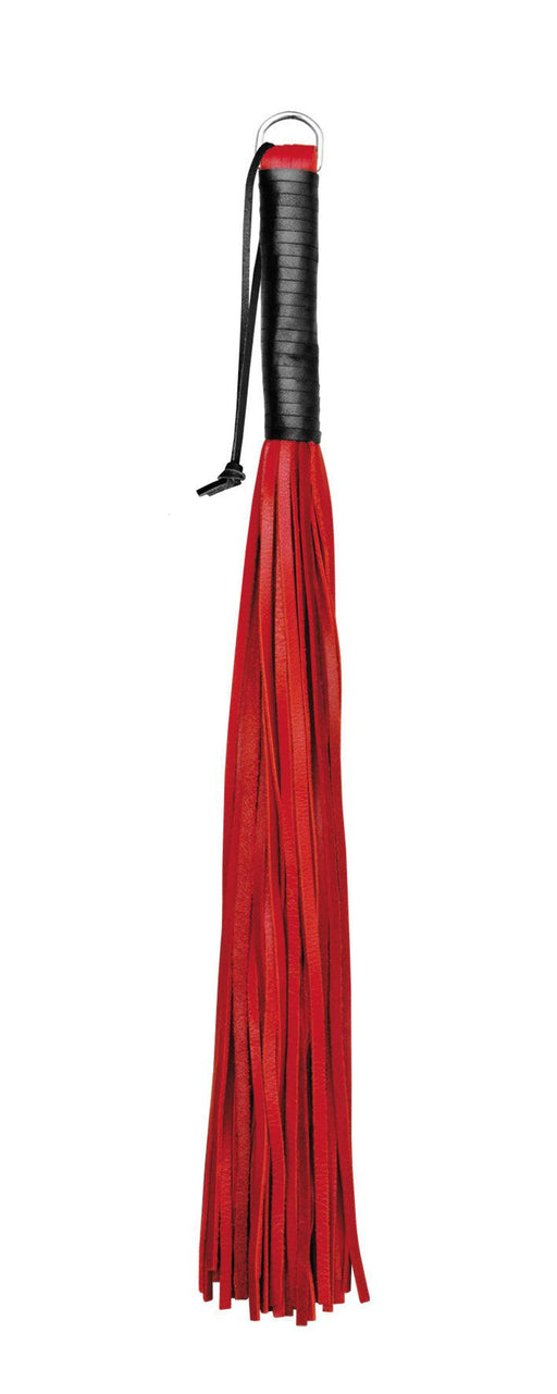 Kiotos Leather - Rode Flogger Zweep Met 48 strengen-Laced-up.nl