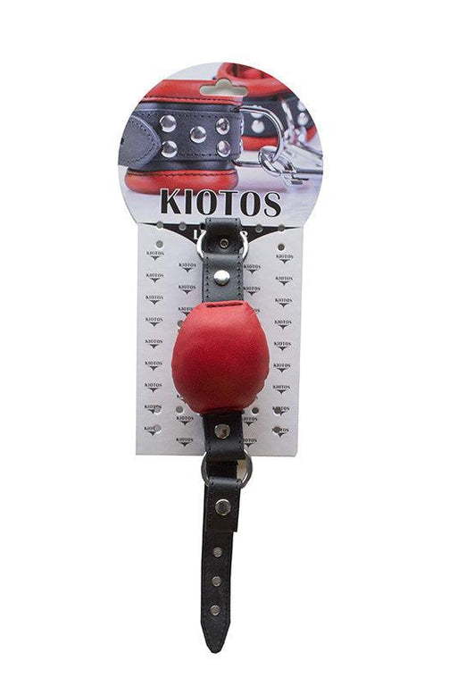 Kiotos Leather - Silence gag - Rood-Laced-up.nl