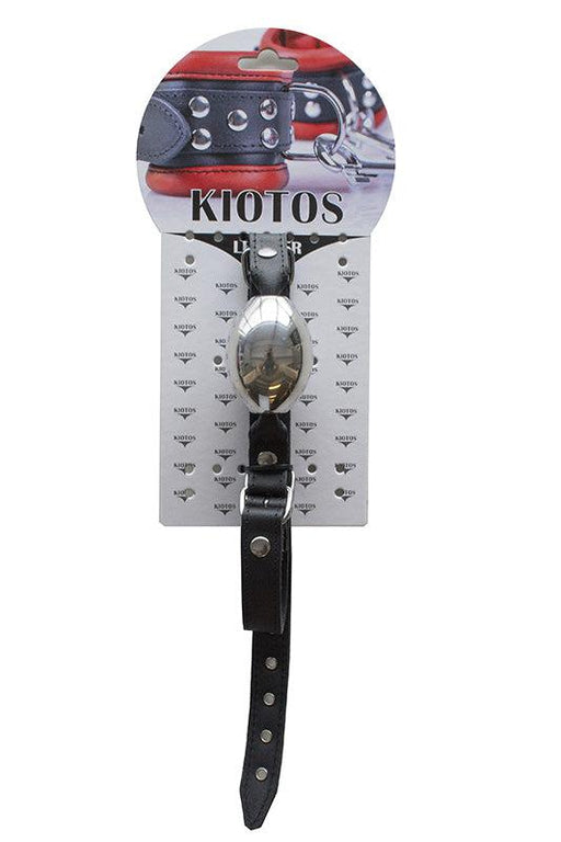 Kiotos Leather - Silentium - Aluminum Gag-Laced-up.nl