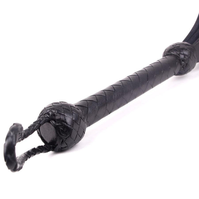 Kiotos Leather - Slapper - Driedubbele Paddle - Zwart-Laced-up.nl