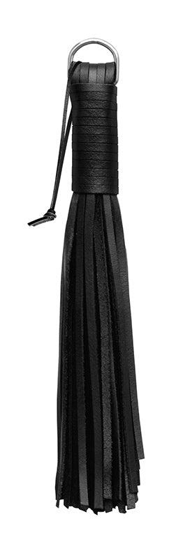 Kiotos Leather - Zachte strokenzweep - Flogger - 50 Strengen - Zwart-Laced-up.nl