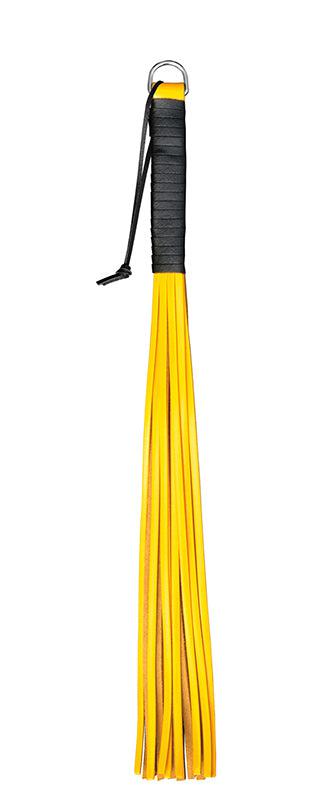 Kiotos Leather - Zweep - Handy Whip - Geel-Laced-up.nl