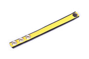 Kiotos - Leather Cock Strap - Black/Yellow - Laced-up.nl