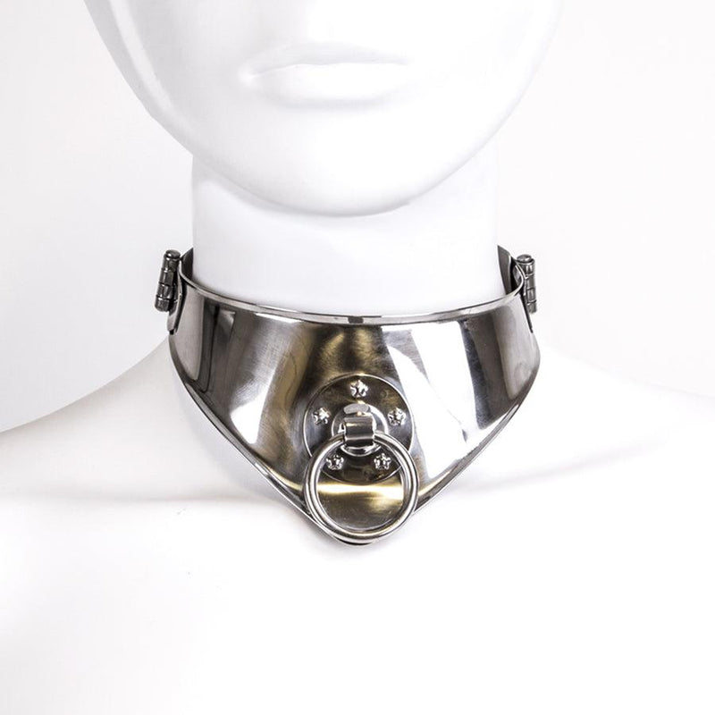 Kiotos - Verschließbares Halsband mit Ring - 11 cm - Laced-up.nl