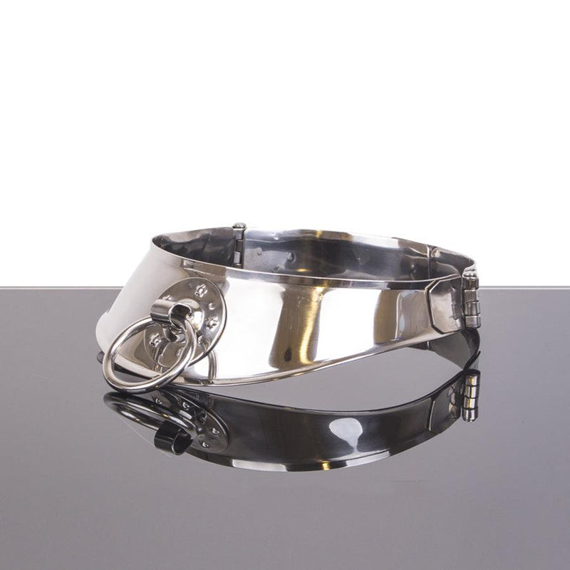 Kiotos - Locking Collar with Ring - 12 cm - Laced-up.nl