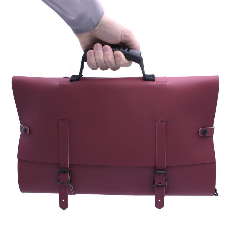 Kiotos - Luxe Bondageset Met Opbergtas - Bordeauxrood/Zwart-Laced-up.nl