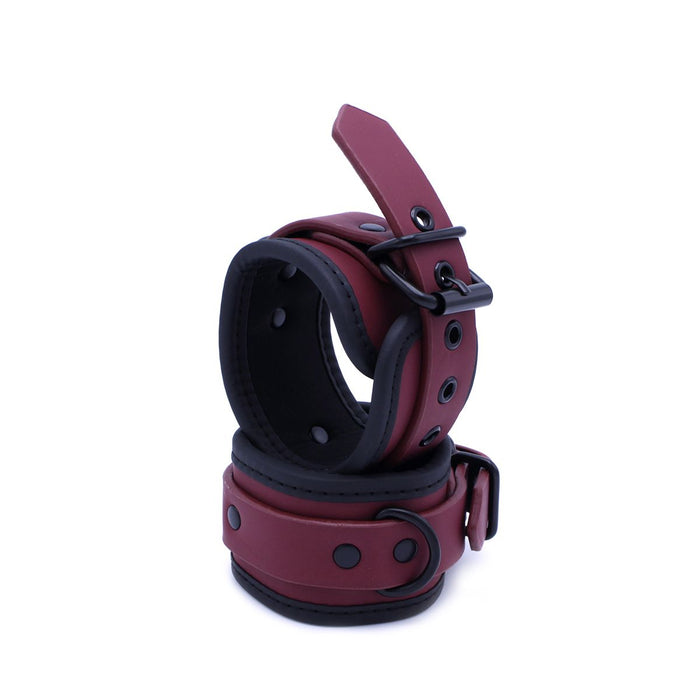 Kiotos - Luxe Bondageset Met Opbergtas - Bordeauxrood/Zwart-Laced-up.nl