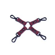 Kiotos - Luxe Bondageset Met Opbergtas - Bordeauxrood/Zwart-Laced-up.nl