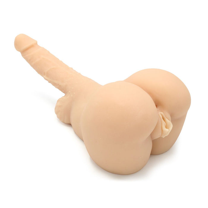 Kiotos - Masturbator & Dildo Pussy - 2-in-1 - lichte huidskleur-Laced-up.nl