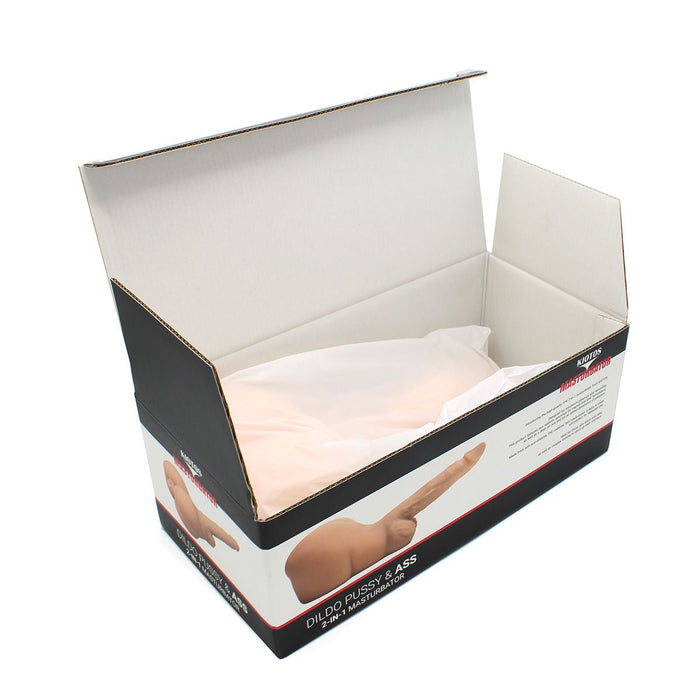 Kiotos - Masturbator & Dildo Pussy - 2-in-1 - lichte huidskleur-Laced-up.nl