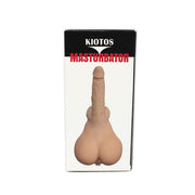 Kiotos - Masturbator & Dildo Pussy - 2-in-1 - lichte huidskleur-Laced-up.nl