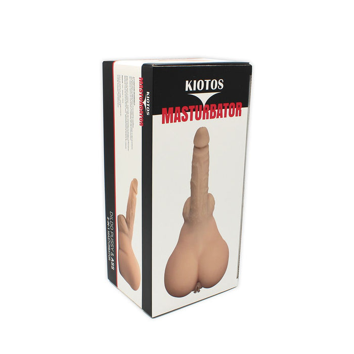 Kiotos - Masturbator & Dildo Pussy - 2-in-1 - lichte huidskleur-Laced-up.nl