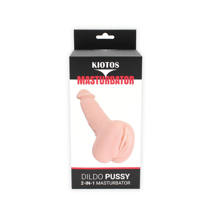 Kiotos - Masturbator & Dildo Pussy 2-in-1 - lichte huidskleur-Laced-up.nl